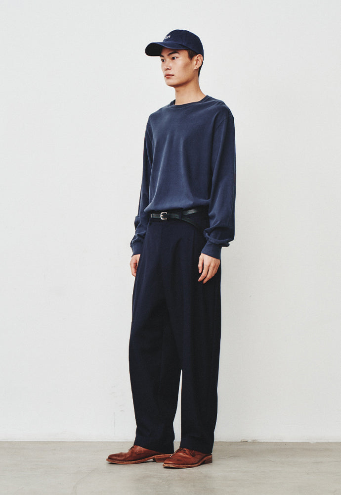 Art if acts - Garment Dyed Long Sleeve (Navy) product image 2 | TRAB K-Fashion Australia