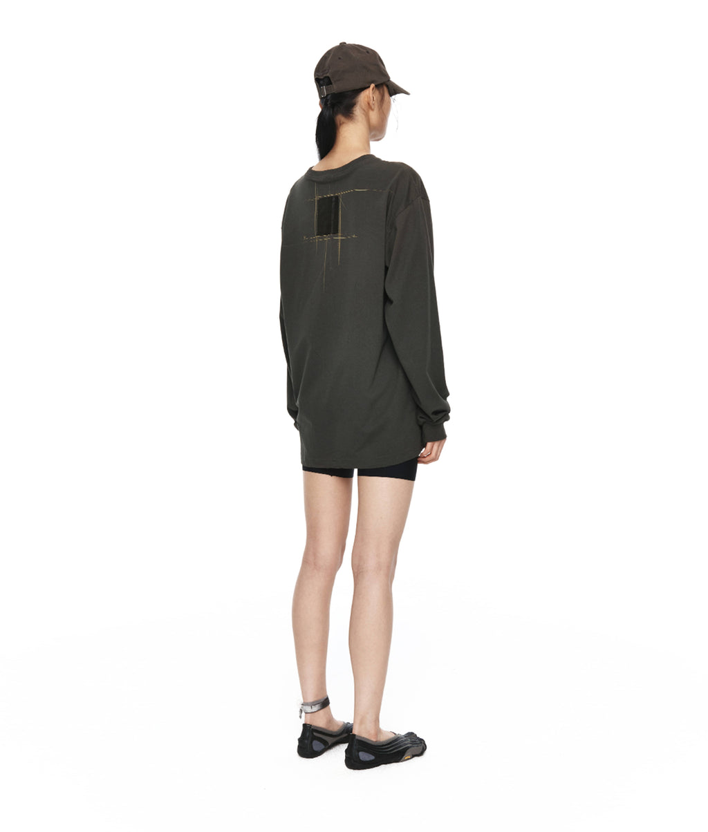 XLIM - Ep.8 02 Sleeve (Charcoal Olive) product image 8 | TRAB K-Fashion Australia