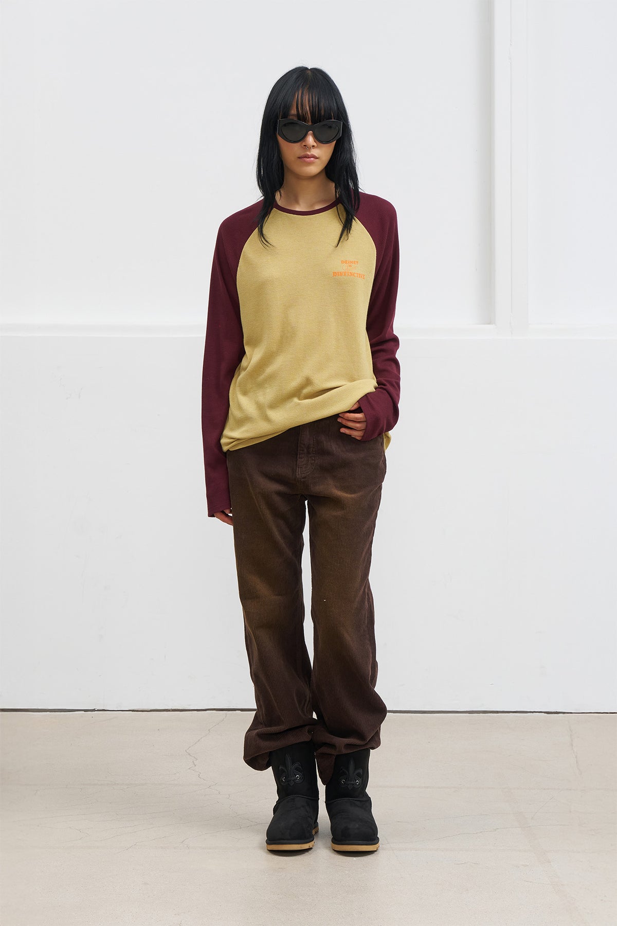 Deinet - Waffle Raglan Long Sleeve (Green) product image 4 | TRAB K-Fashion Australia