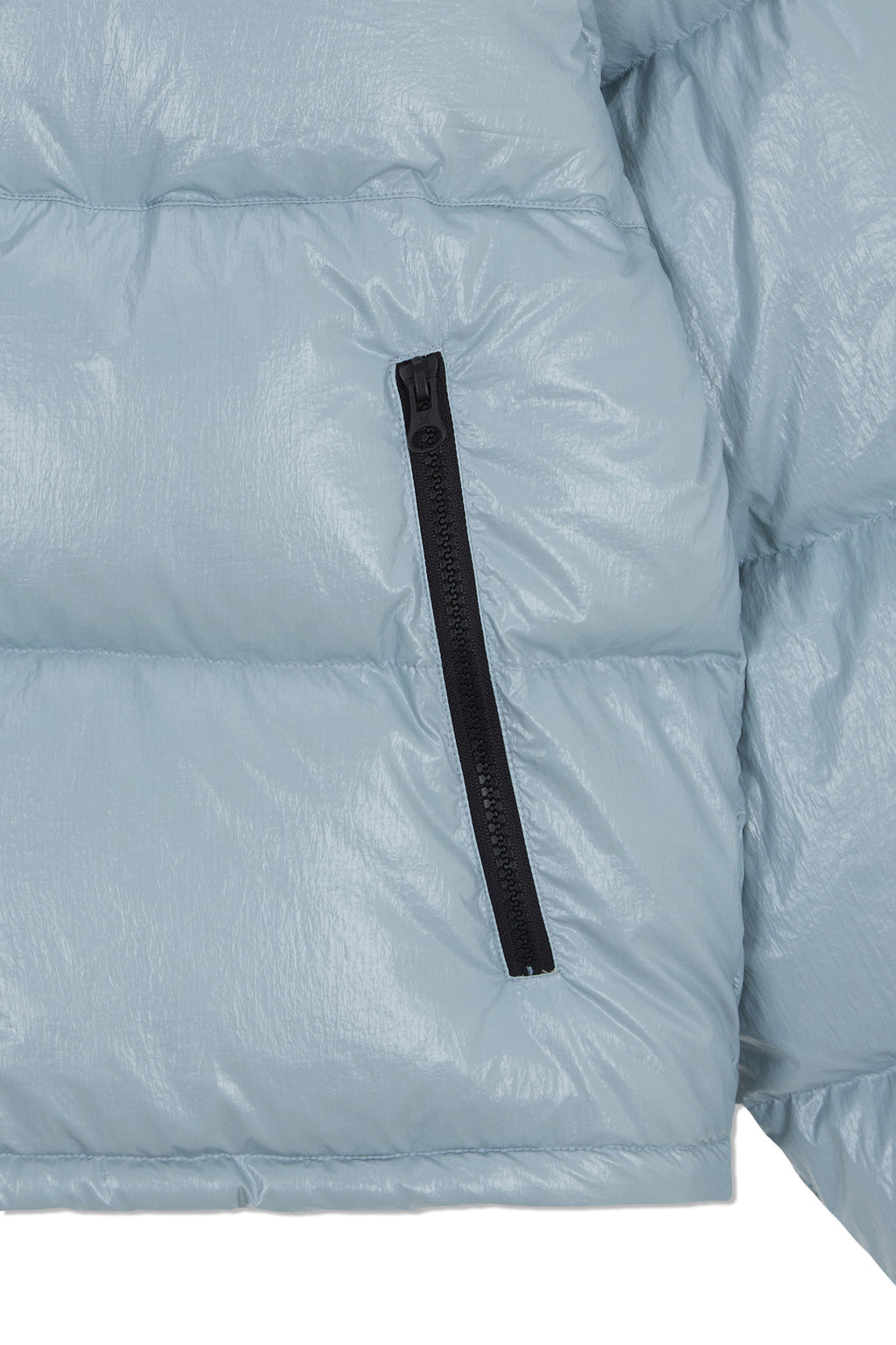 Matin Kim - Small Logo Volume Down Jumper (Light Grey) product image 4 | TRAB K-Fashion Australia