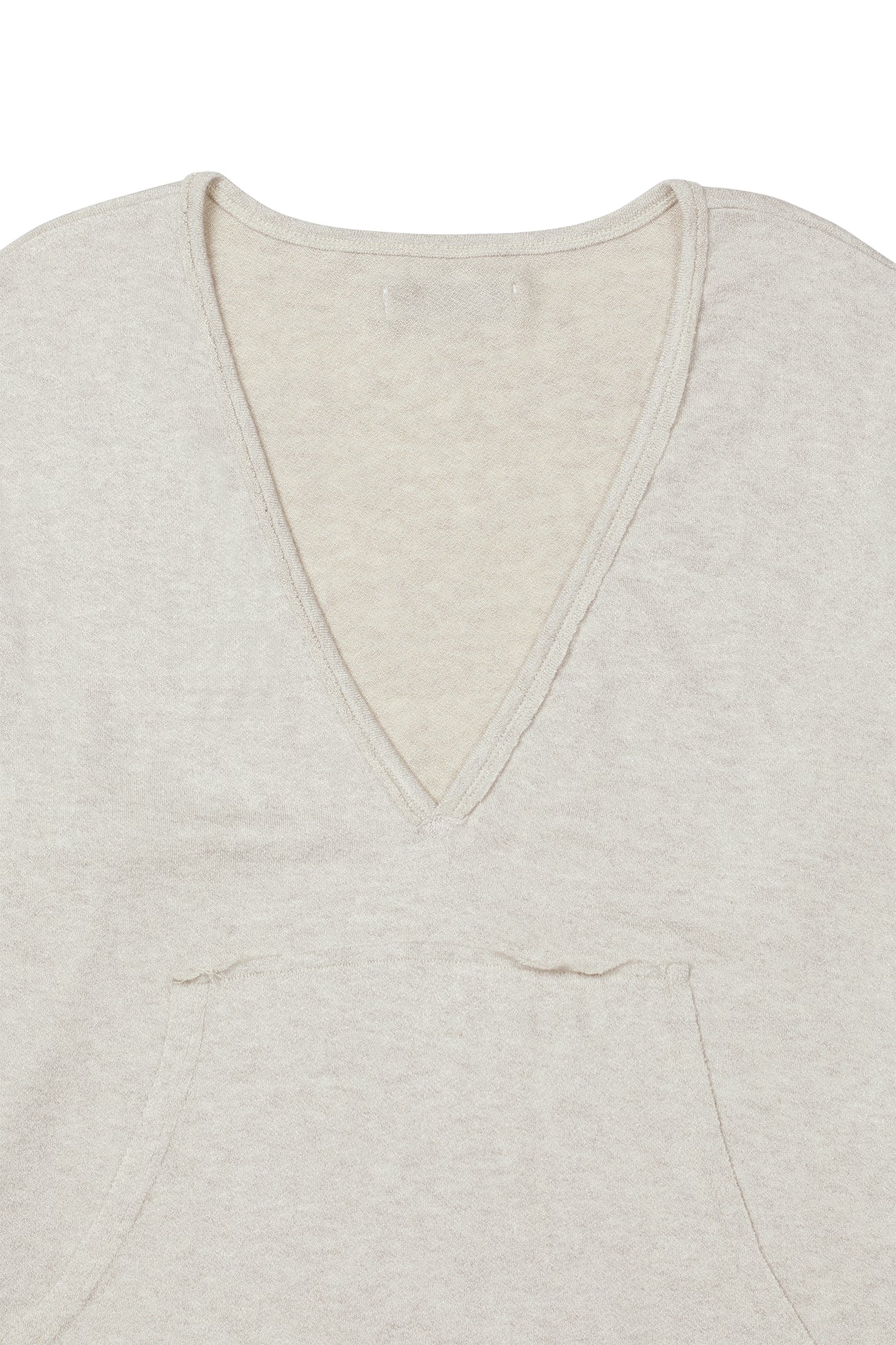 Deinet - Raw V Long Sleeve (Oatmeal) product image 3 | TRAB K-Fashion Australia