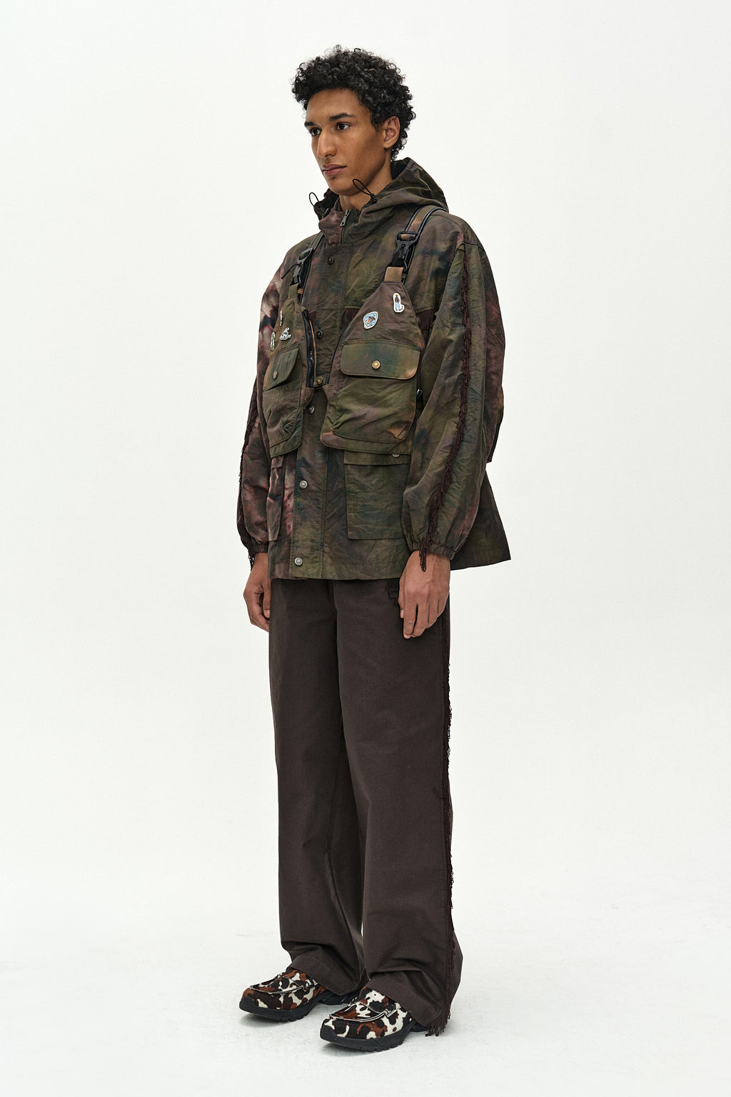 Andersson Bell - Andersson Bell X Brain Dead Triangolo Vest Backpack (Brown) product image 5 | TRAB K-Fashion Australia