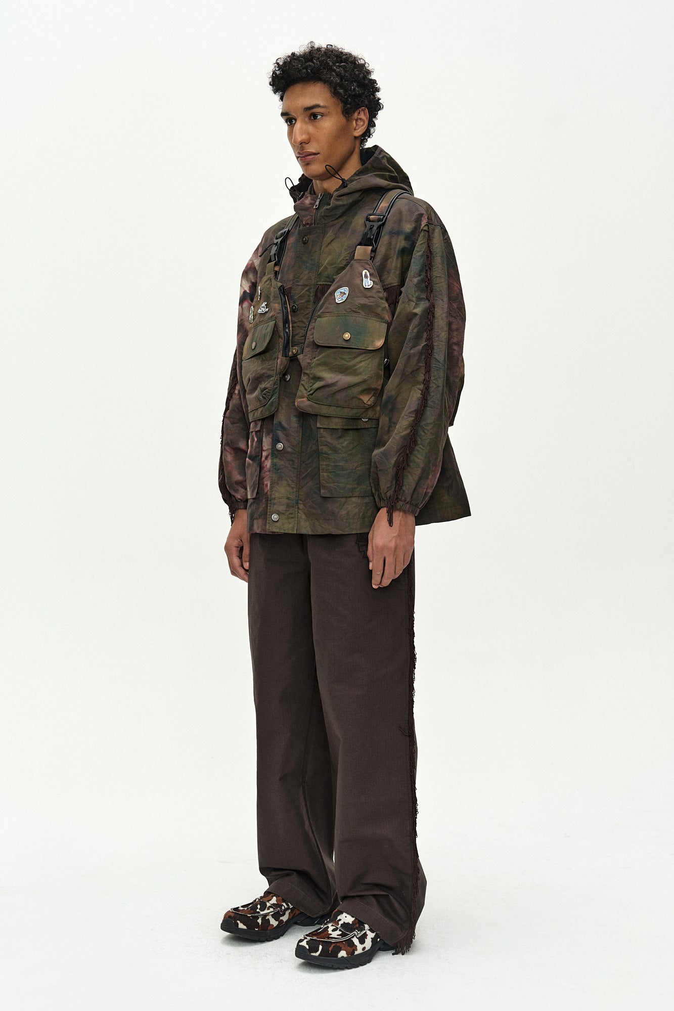 Andersson Bell - Andersson Bell X Brain Dead Triangolo Vest Backpack (Brown) product image 5 | TRAB K-Fashion Australia