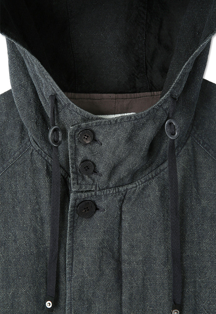 Art if acts - Linen Military Parka (Black) product image 10 | TRAB K-Fashion Australia