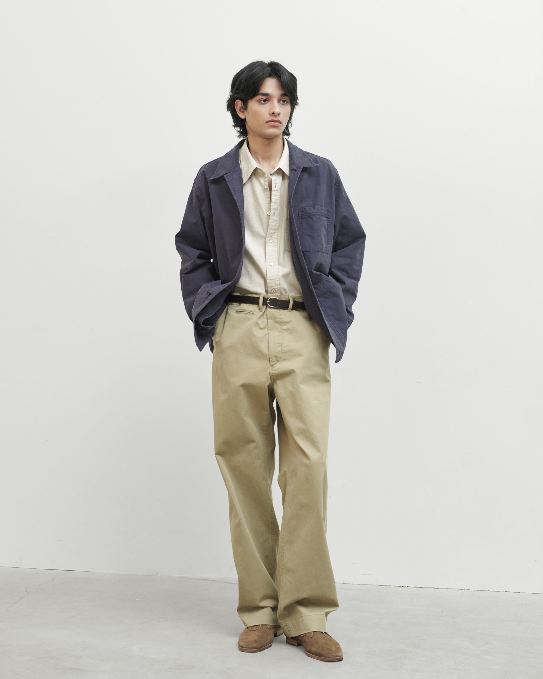 Brownyard - Washed Work Jacket (Navy) product image 3 | TRAB K-Fashion Australia