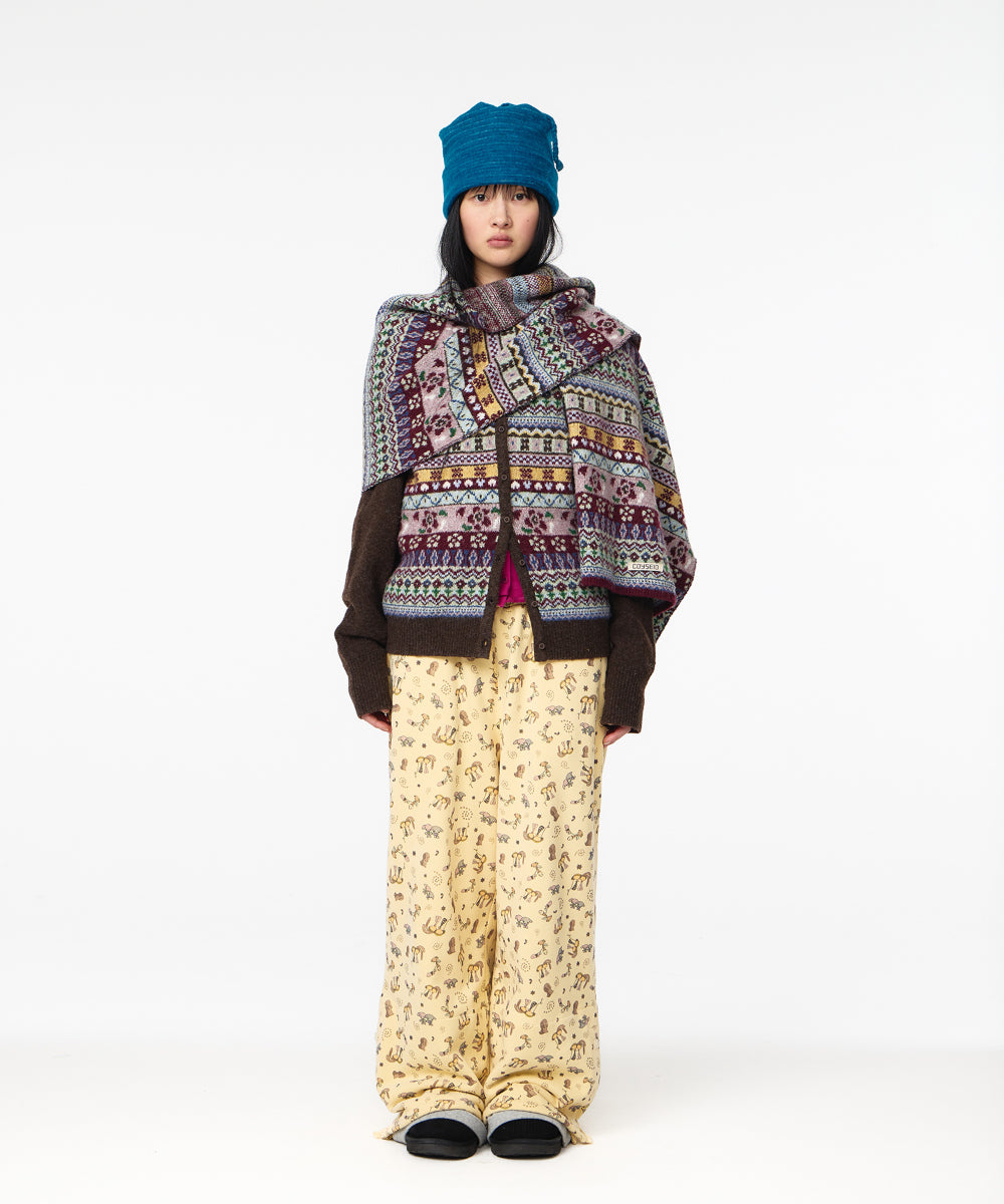 Coyseio - Cottage Knit Cardigan (Brown) product image 10 | TRAB K-Fashion Australia