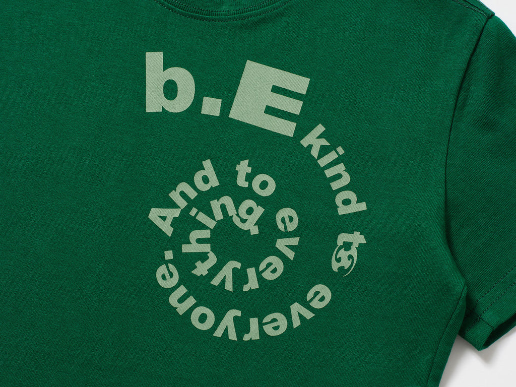 San San Gear - San San X B.E Swirl T-Shirt_0 (Green) product image 6 | TRAB K-Fashion Australia