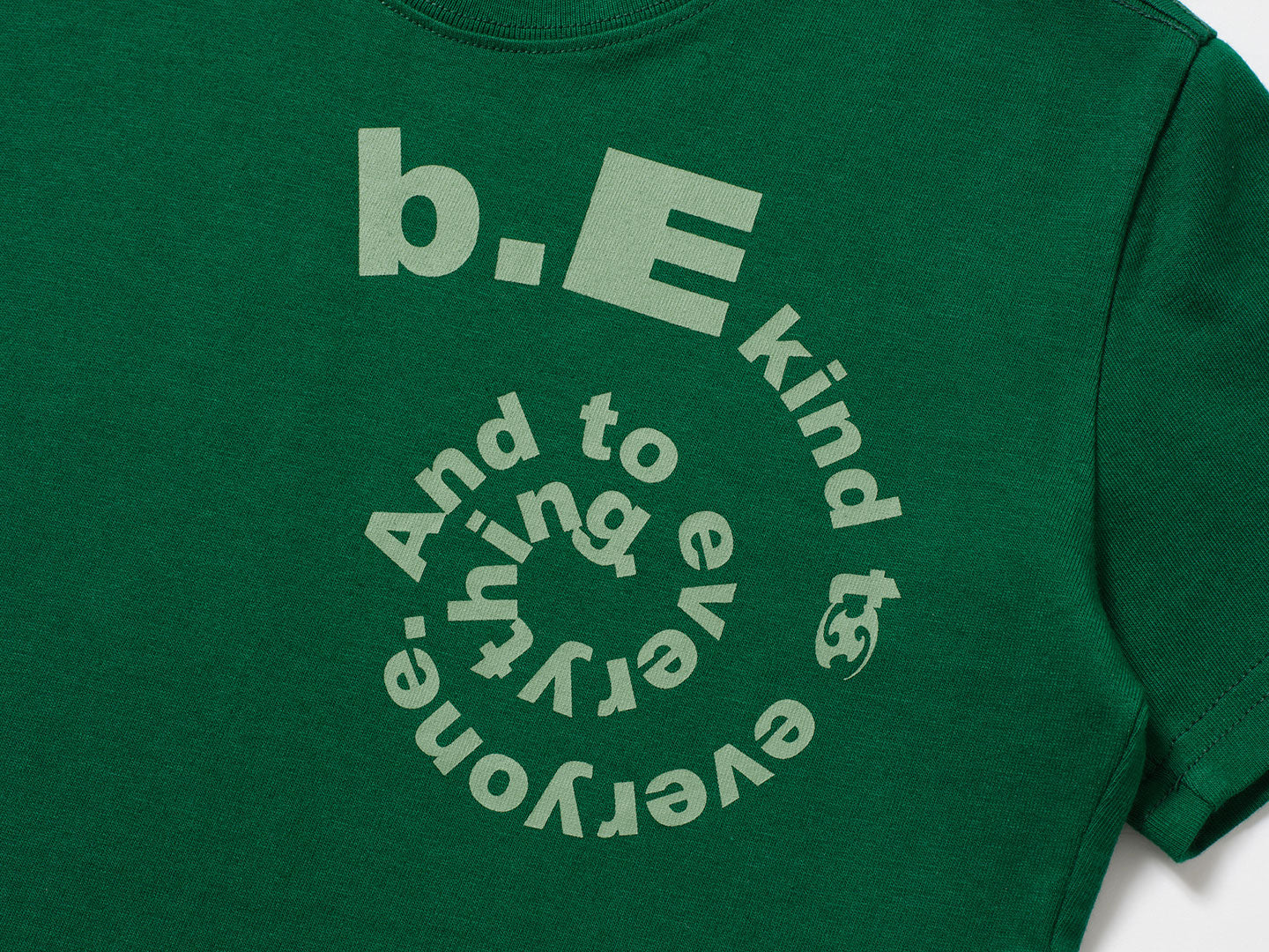 San San Gear - San San X B.E Swirl T-Shirt_0 (Green) product image 6 | TRAB K-Fashion Australia