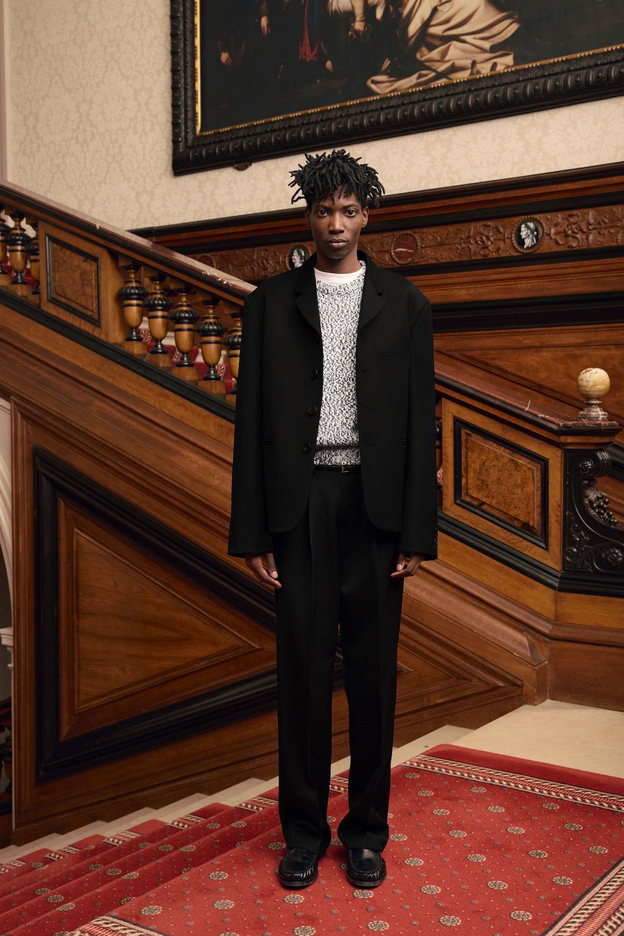 STU - Crease Double Belt Slacks (Black) product image 15 | TRAB K-Fashion Australia
