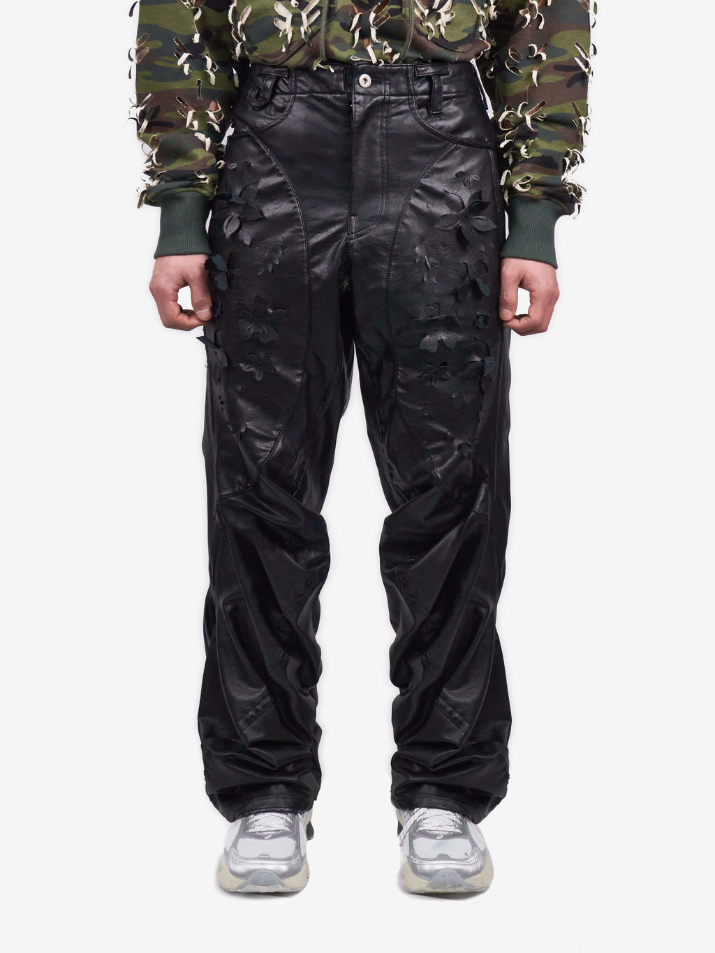Juntae Kim - Laser-Slashed Twist Pants (OC1) product image 1 | TRAB K-Fashion Australia