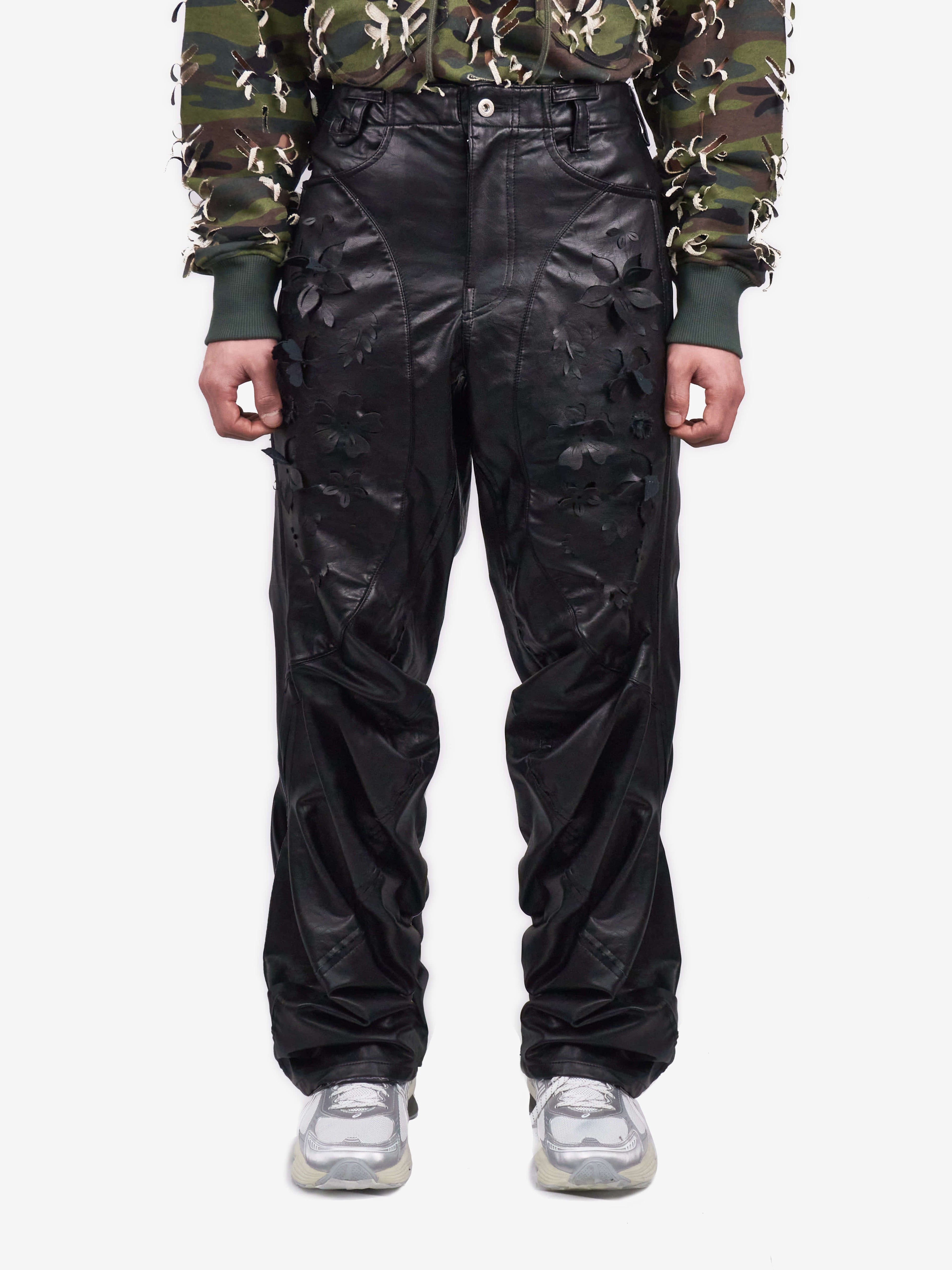 Juntae Kim - Laser-Slashed Twist Pants (OC1) product image 1 | TRAB K-Fashion Australia