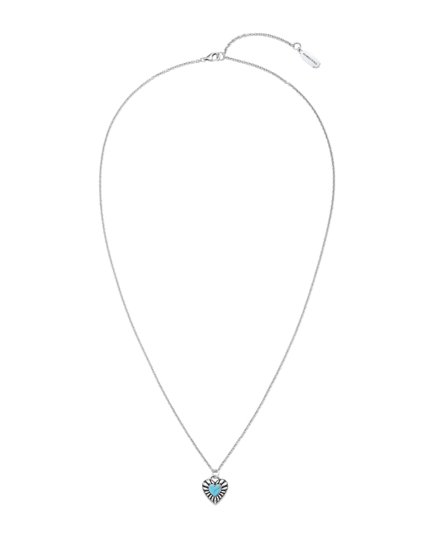 Numbering - Heart Turquoise Pendant Necklace #8760 product image 4 | TRAB K-Fashion Australia