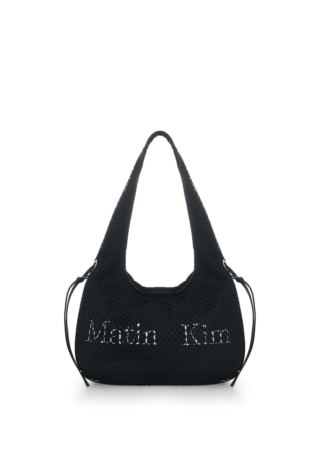 Matin Kim - Side Strap Mesh Mini Tote Bag (Black) product image 1 | TRAB K-Fashion Australia