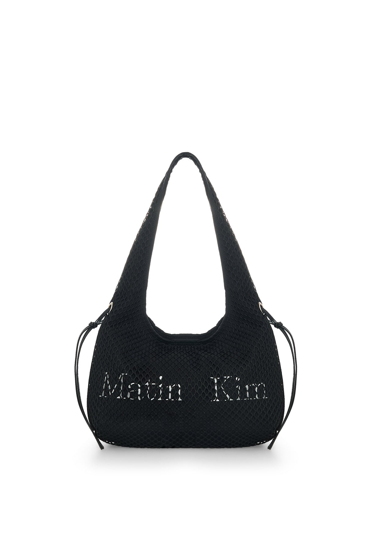 Matin Kim - Side Strap Mesh Mini Tote Bag (Black) product image 1 | TRAB K-Fashion Australia