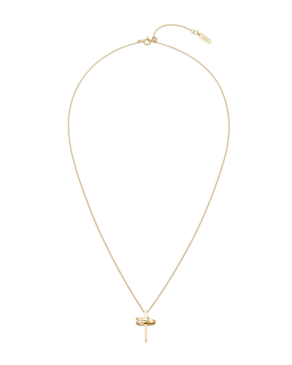 Numbering - Coiled Cross Pendant Necklace #4807 product image 4 | TRAB K-Fashion Australia