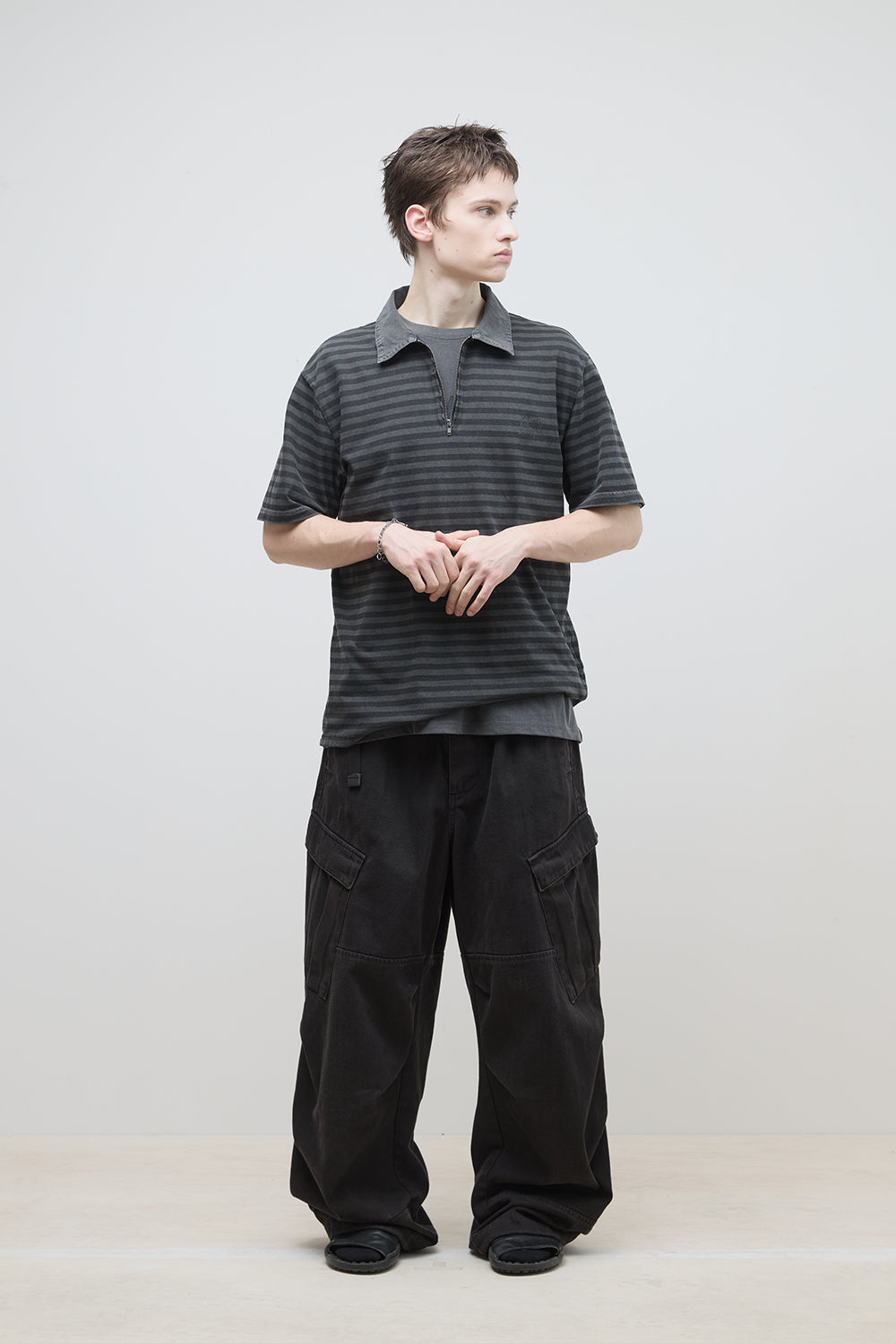 Hatchingroom - Mil Pants (Washed Black) product image 7 | TRAB K-Fashion Australia