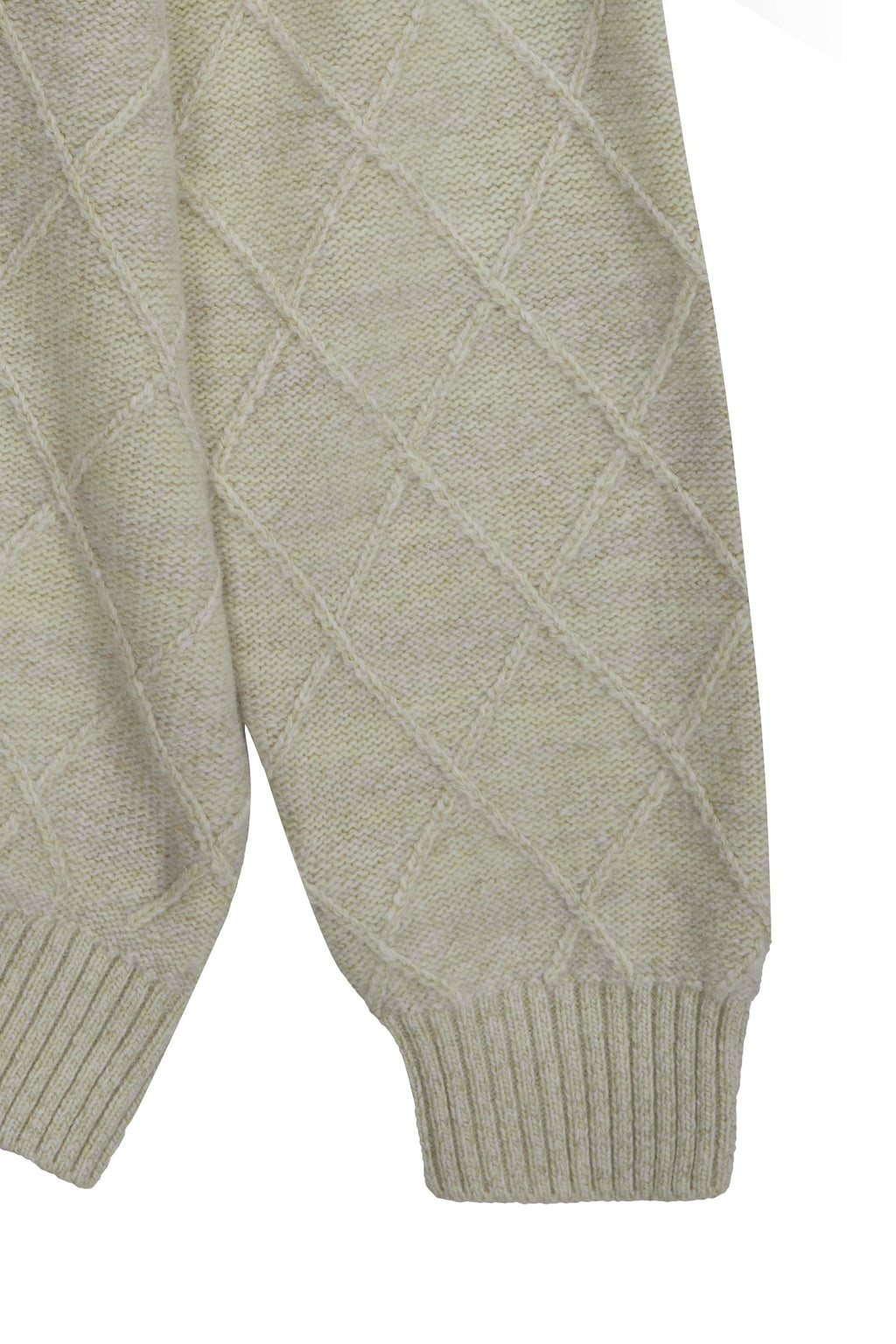 Matin Kim - Arm Patch Knit Pullover (Light Green) product image 4 | TRAB K-Fashion Australia