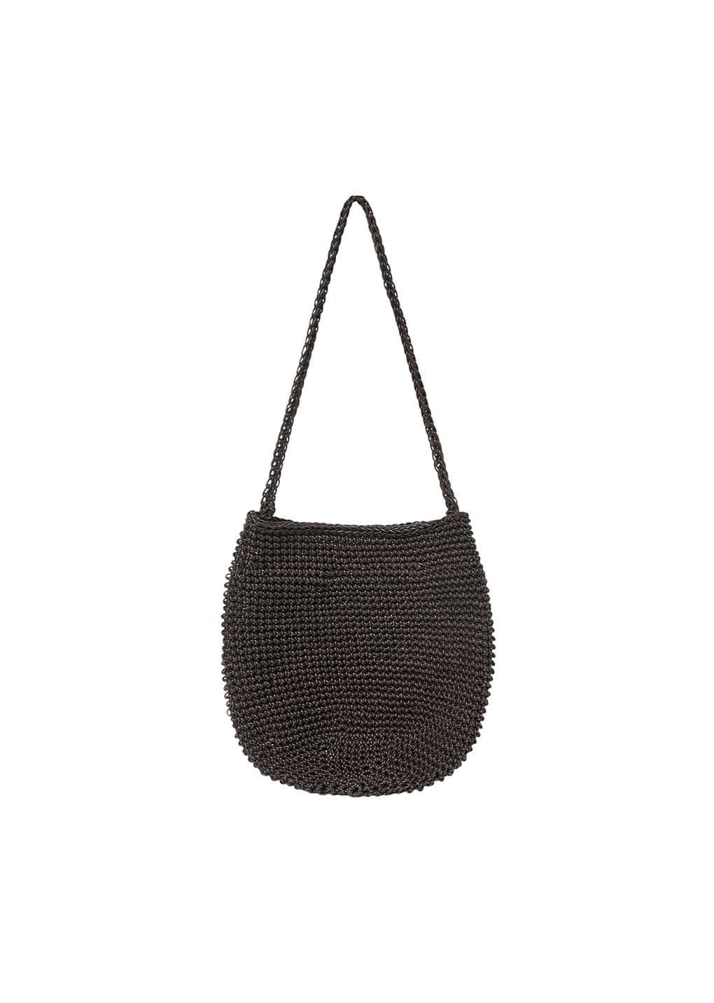 Amomento - Handmade Leather Net Bag (Brown) product image 5 | TRAB K-Fashion Australia