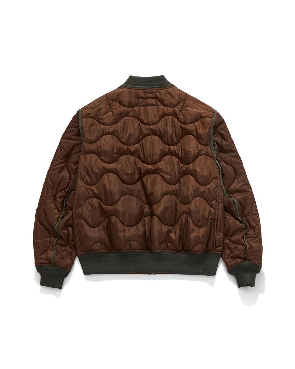 Eastlogue - Quilted Liner Ma-1 Jumper (Brown) product image 2 | TRAB K-Fashion Australia