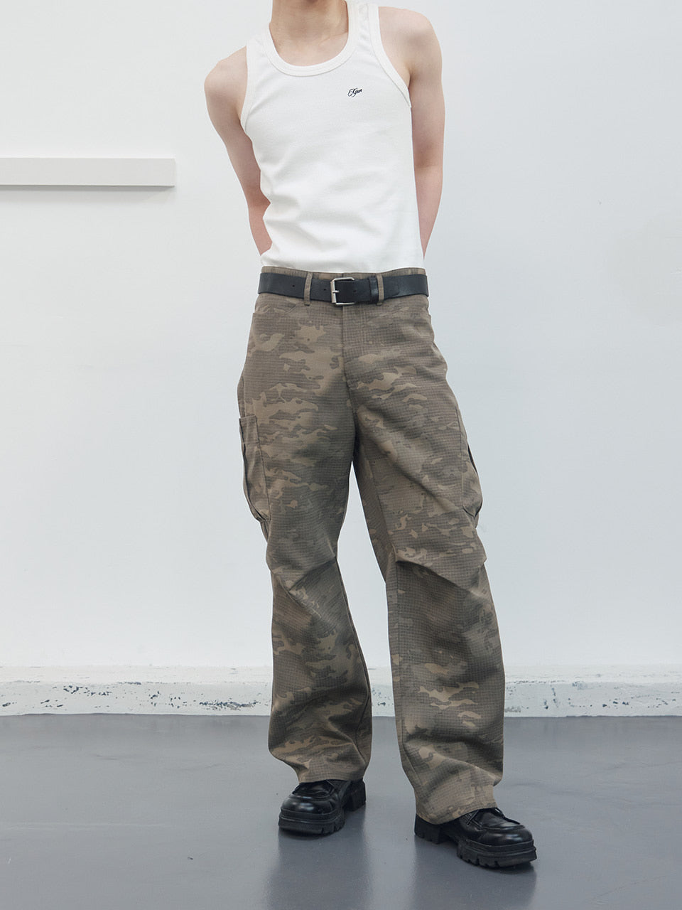 Kijun - Reverse Camouflage Pants (Sand) product image 4 | TRAB K-Fashion Australia