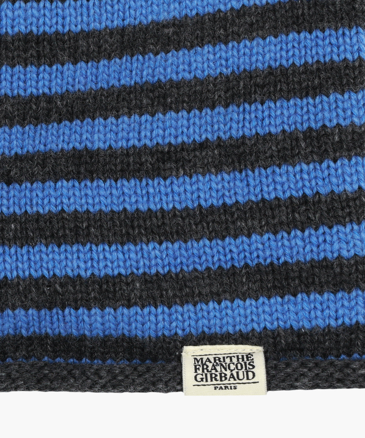 Marithe & Francois Girbaud - Micro Classic Logo Stripe Beanie (Blue) product image 5 | TRAB K-Fashion Australia