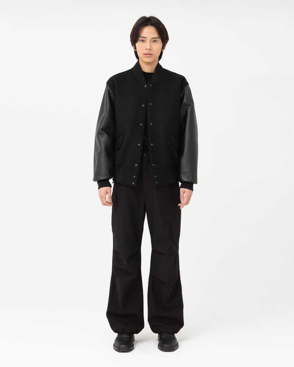 Brownyard - Varsity Jacket (Black) product image 1 | TRAB K-Fashion Australia