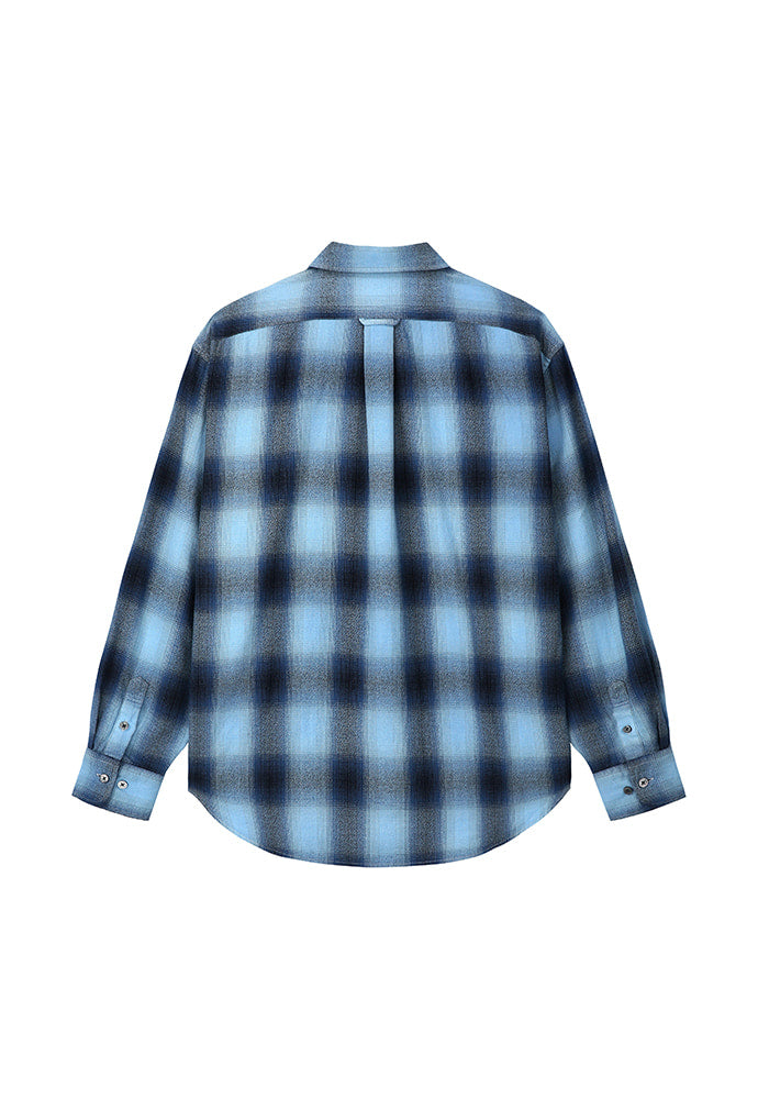 Art if acts - Marieta Ombre Check Shirts (Liberty Blue) product image 8 | TRAB K-Fashion Australia