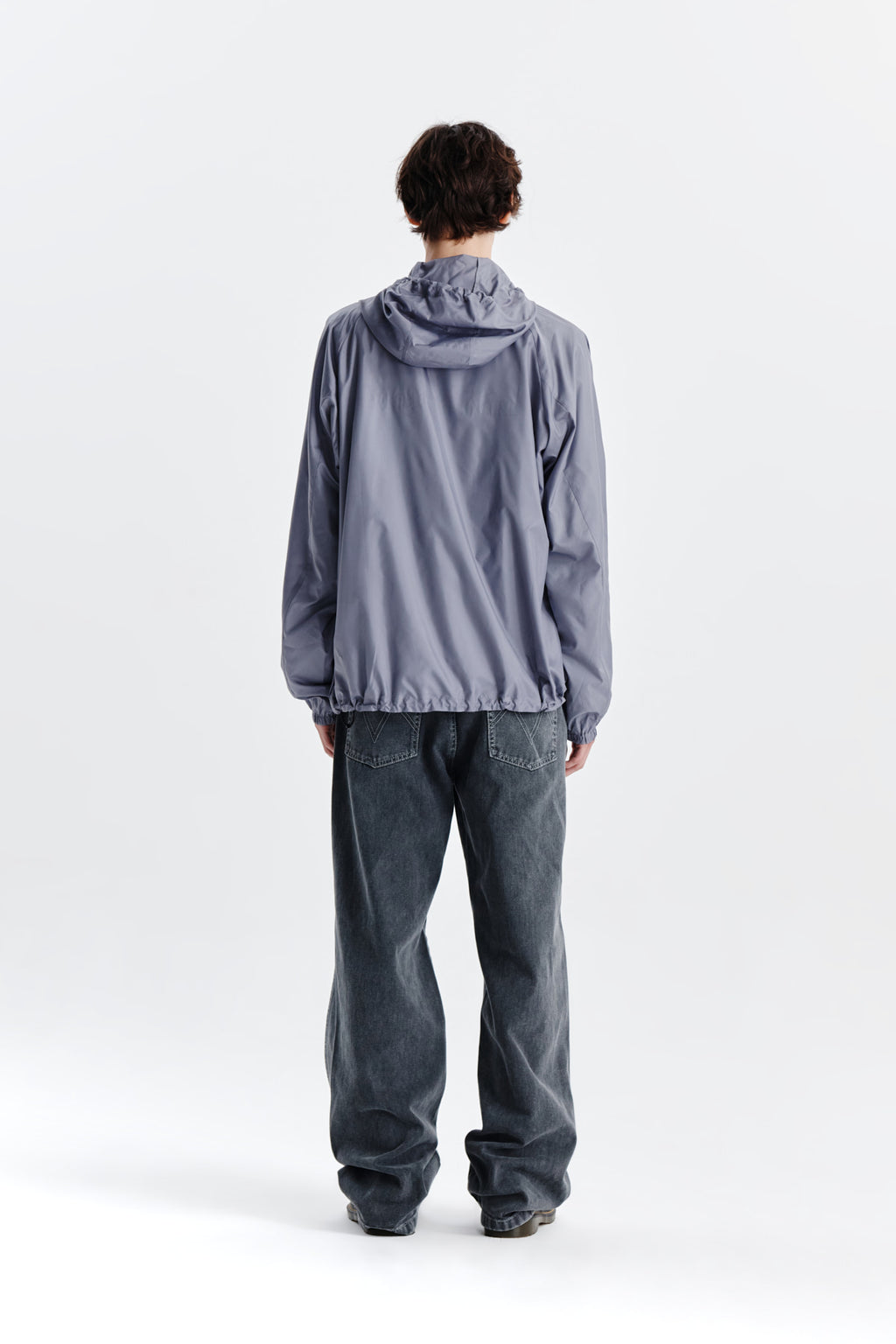 Matin Kim - Light Hoody Windbreaker (Grey) product image 7 | TRAB K-Fashion Australia