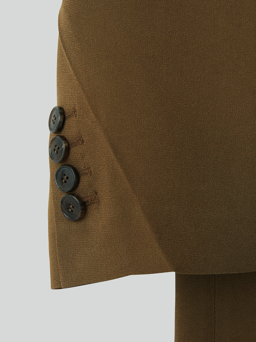 Recto - Collar Detail Fluid Suit Jacket (Ochre) product image 7 | TRAB K-Fashion Australia