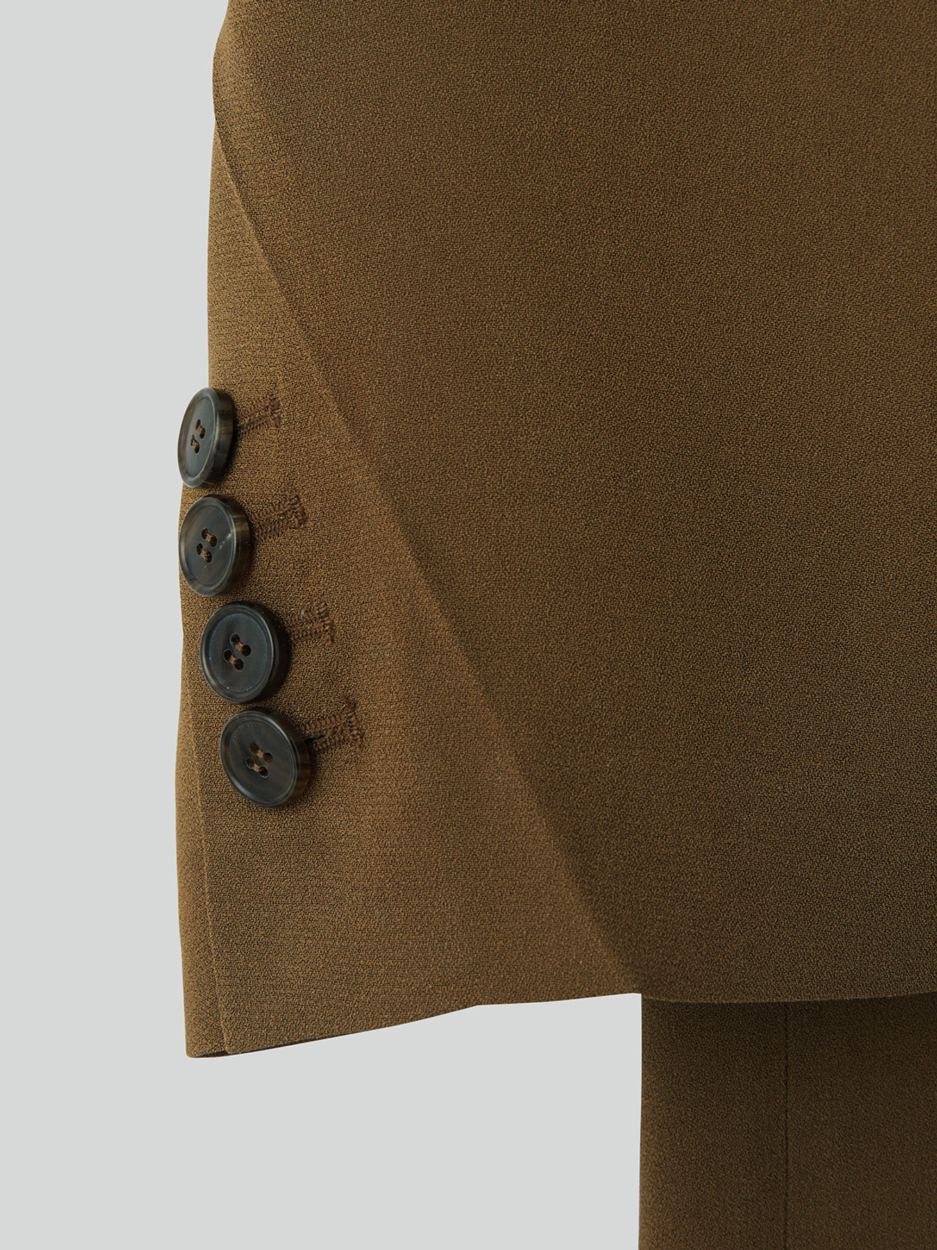 Recto - Collar Detail Fluid Suit Jacket (Ochre) product image 7 | TRAB K-Fashion Australia
