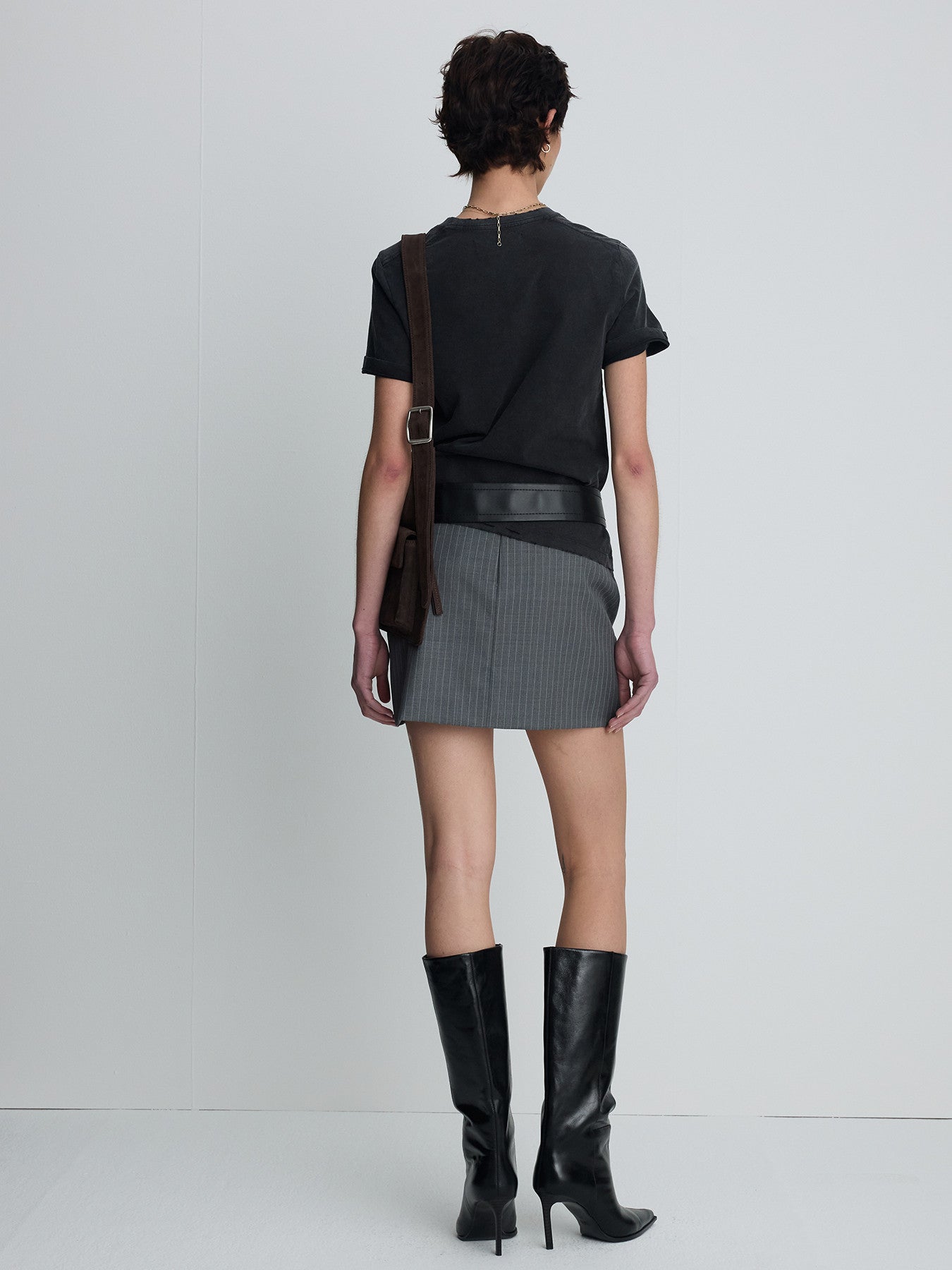 Tonywack - Garment Dyed Vintage Cotton T-Shirt (Faded Black) product image 4 | TRAB K-Fashion Australia