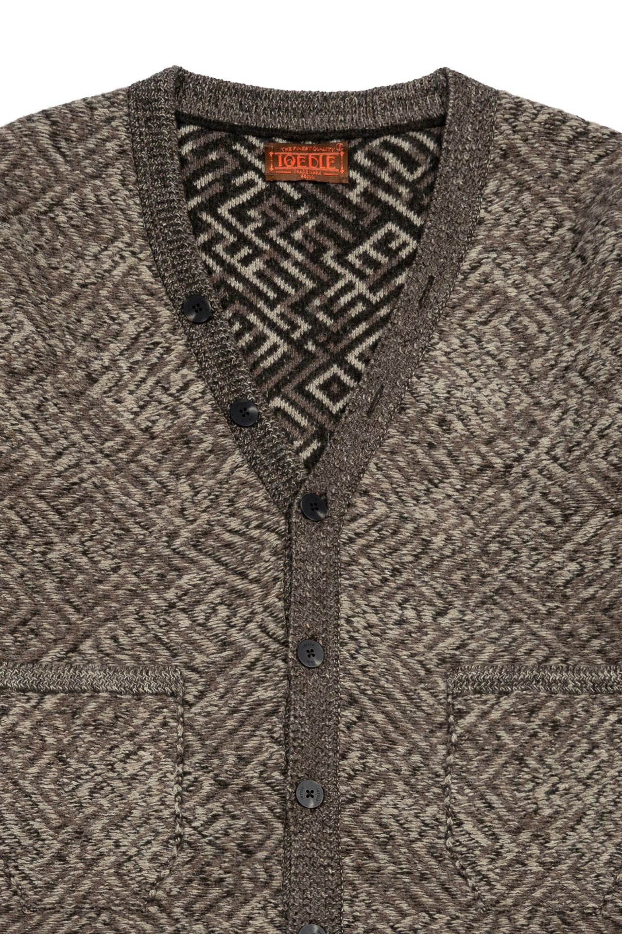 Ioedle - Miro Knit Cardigan (Brown) product image 4 | TRAB K-Fashion Australia