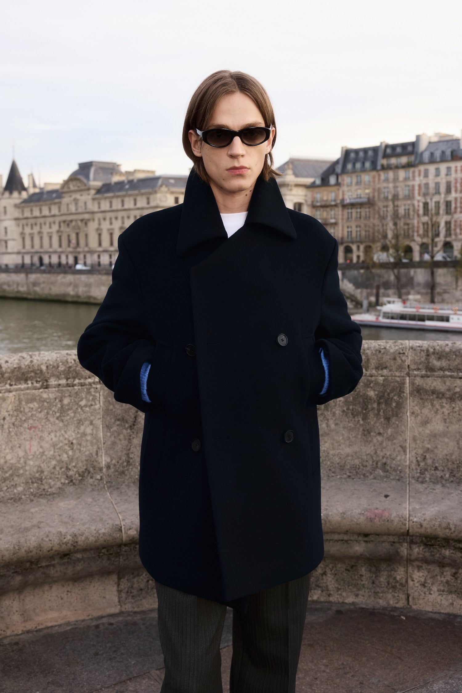 STU - Caban Coat In (Navy) product image 11 | TRAB K-Fashion Australia