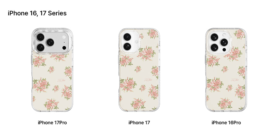 Kijun - MAGSAFE LAYERS FRAME CASE CLEAR SUNWASHED (Flower Cream) product image 8 | TRAB K-Fashion Australia