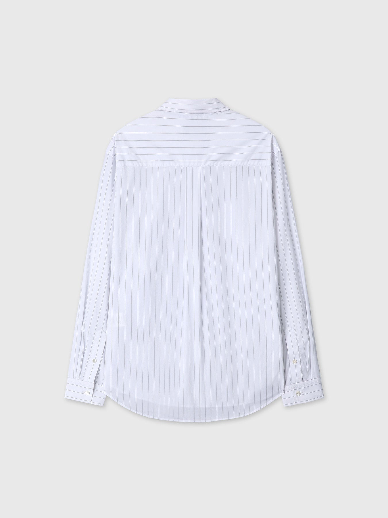 Tonywack - High Density Striped Cotton Shirt (White) product image 12 | TRAB K-Fashion Australia