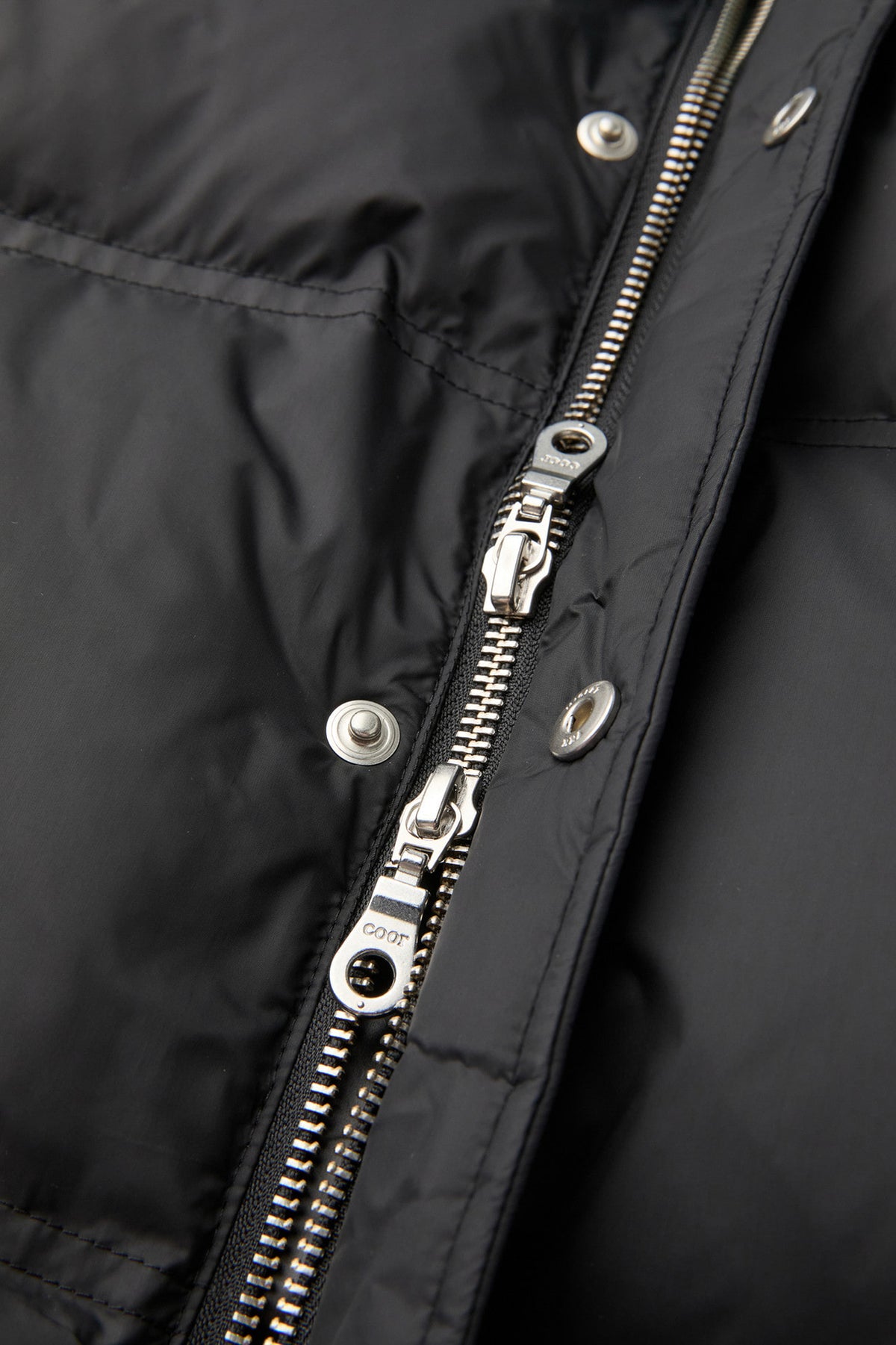 Coor - Double Stitch Snap Button Down Puffer (Black) product image 6 | TRAB K-Fashion Australia