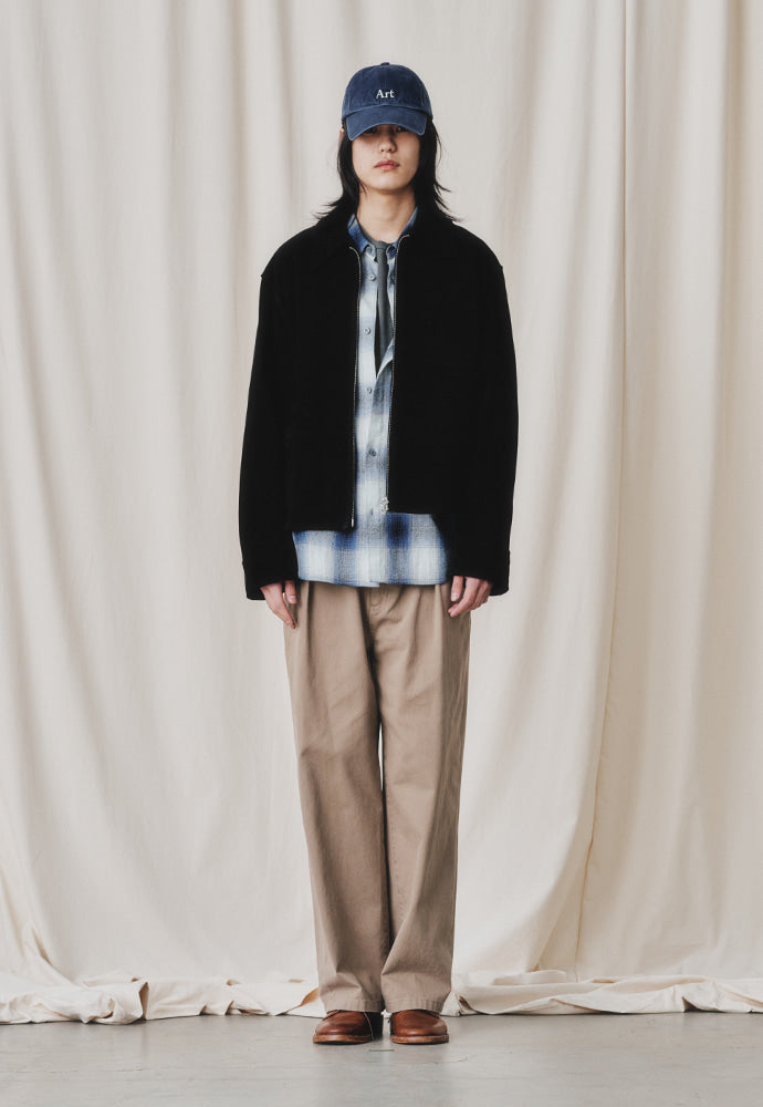 Art if acts - Suede 60's Sports Jacket (Black) product image 3 | TRAB K-Fashion Australia