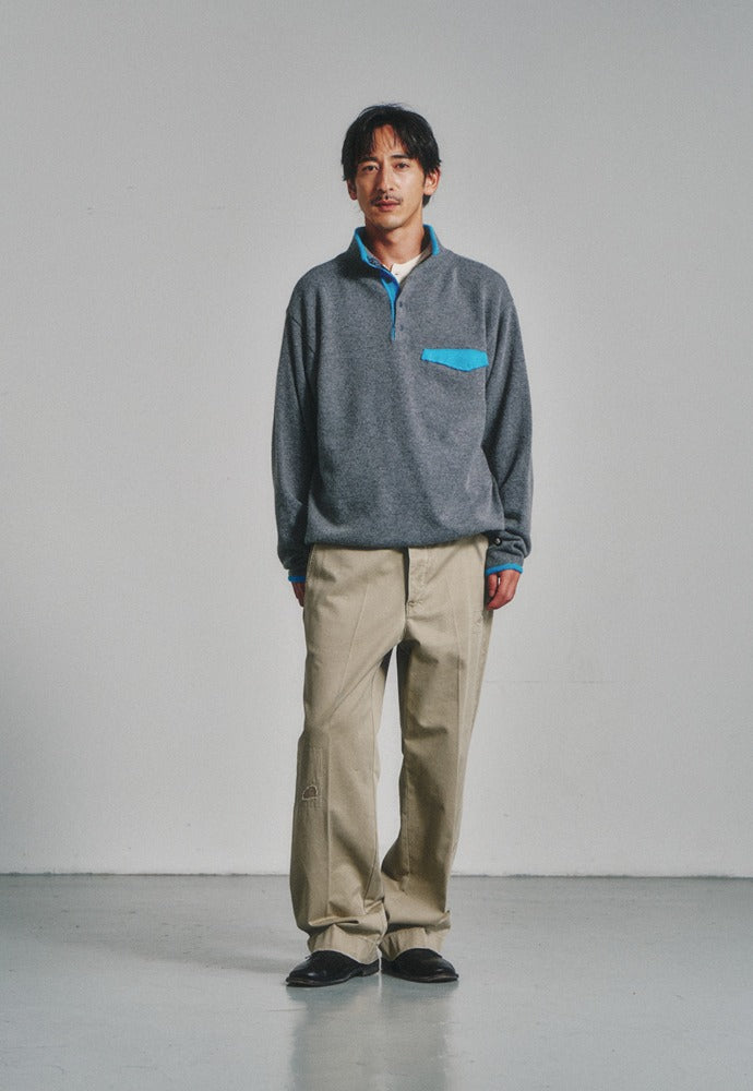 Art if acts - Vintage Pullover Knit (Grey/Ocean) product image 1 | TRAB K-Fashion Australia