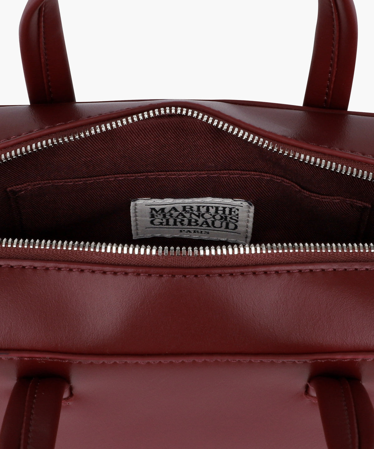 Marithe & Francois Girbaud - Classic Logo Square Cross Bag (Burgundy) product image 6 | TRAB K-Fashion Australia