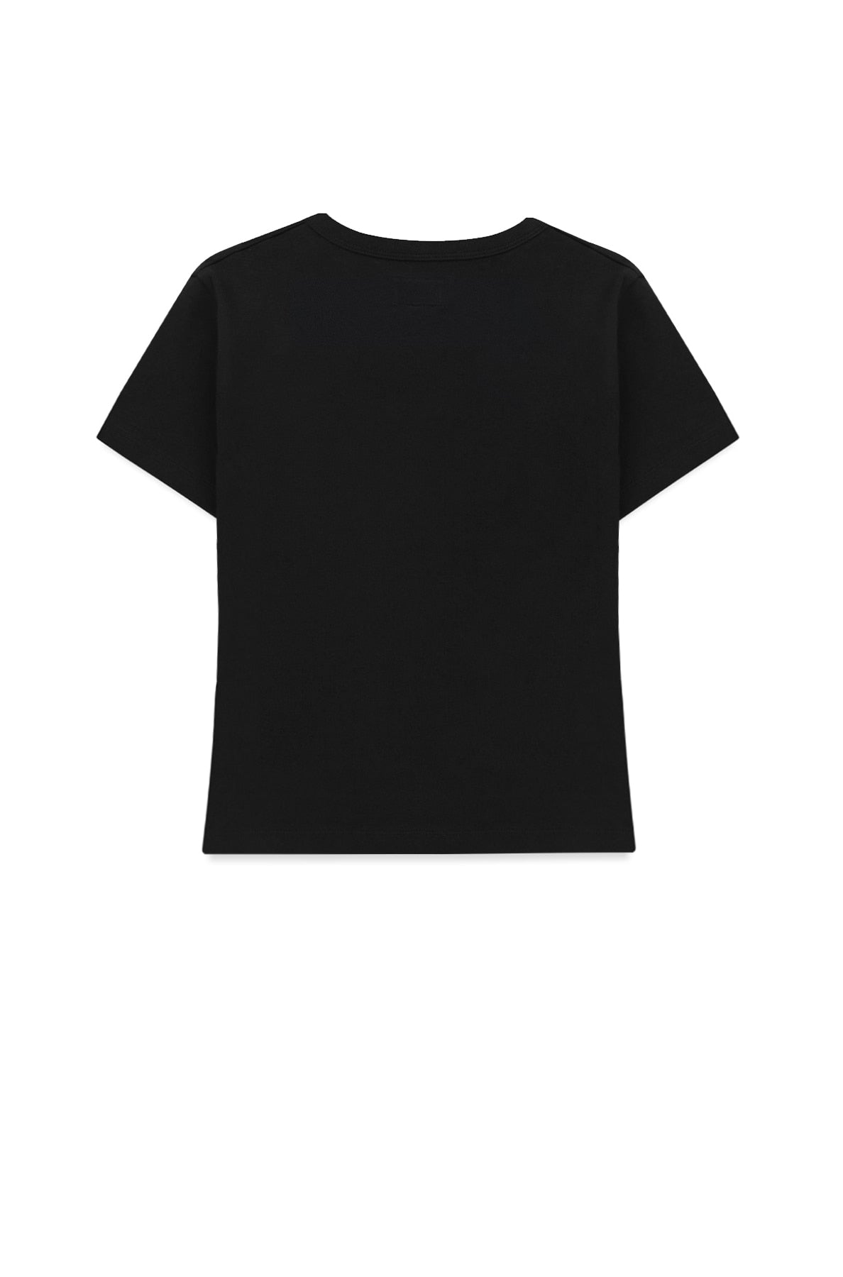 Matin Kim - Ghost Artwork Crop Top (Black) product image 2 | TRAB K-Fashion Australia