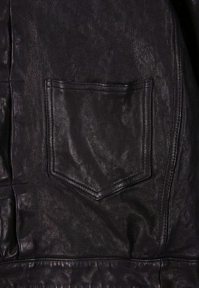 Art if acts - Washed Leather Trucker (Black) product image 9 | TRAB K-Fashion Australia