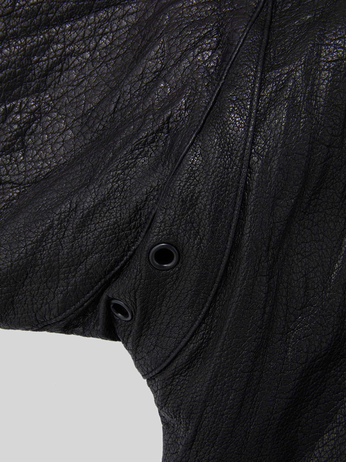 Recto - High-Neck Leather Jumper (Black) product image 8 | TRAB K-Fashion Australia