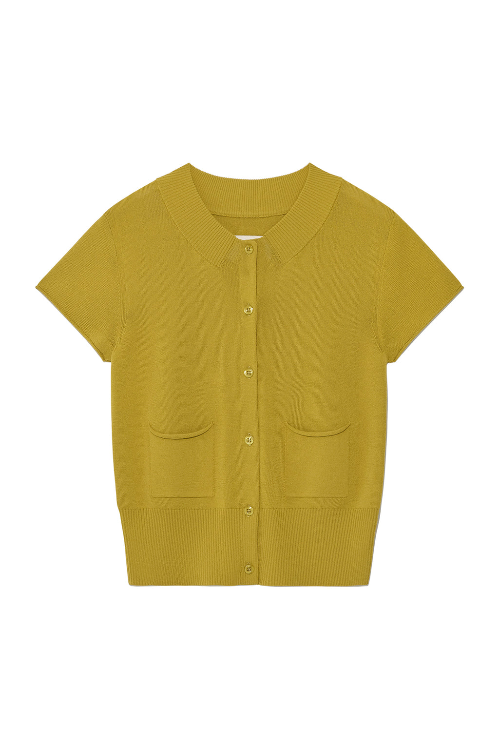Matin Kim - Pocket Point Half Cardigan (Olive) product image 1 | TRAB K-Fashion Australia
