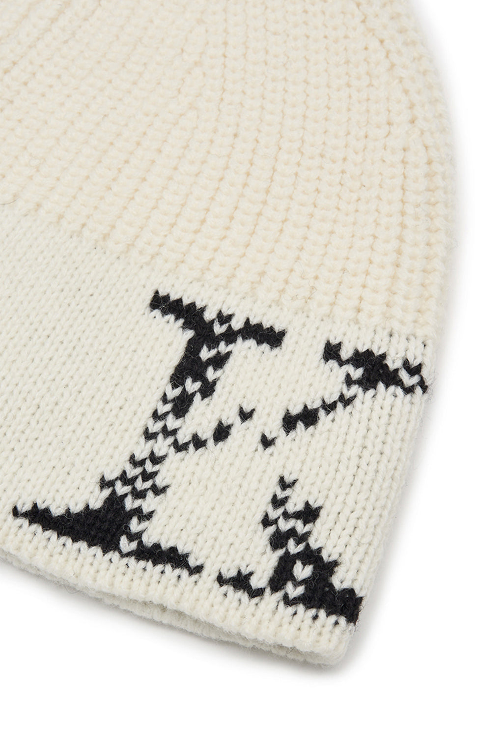 Matin Kim - Cracked Logo Bucket Beanie (Ivory) product image 3 | TRAB K-Fashion Australia