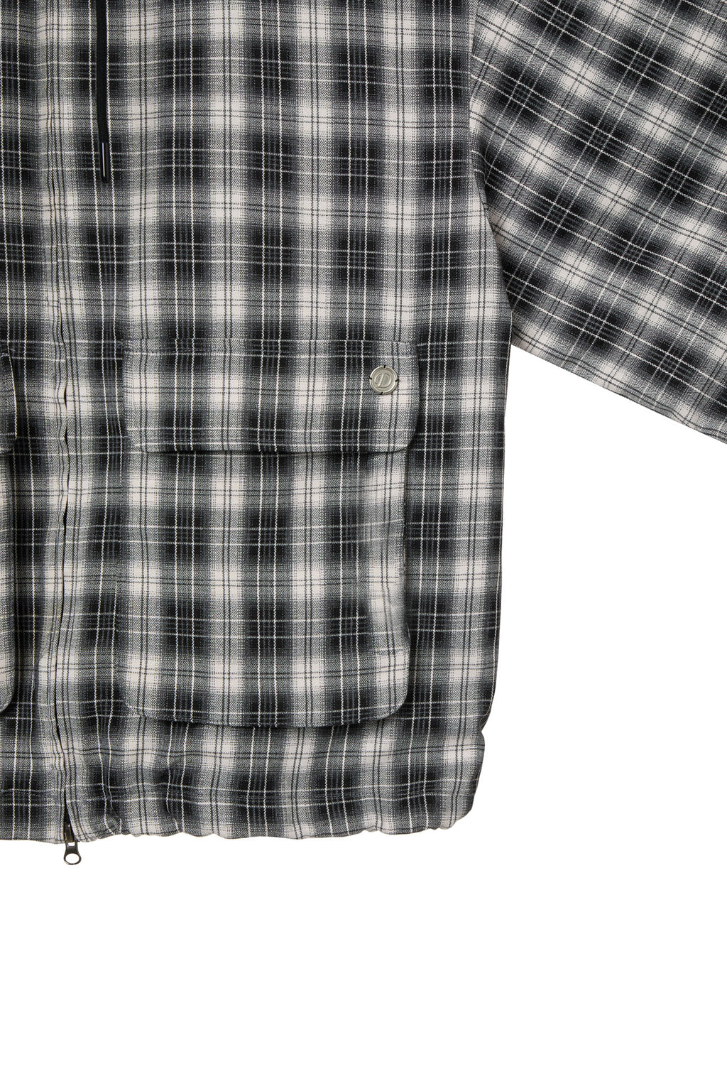 Deinet - Check Bomber Jacket (Black) product image 6 | TRAB K-Fashion Australia