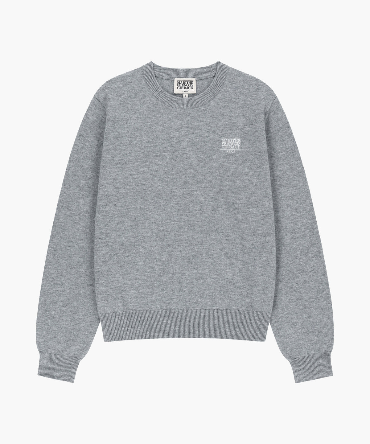 Marithe & Francois Girbaud - Small Classic Logo Knit Pullover (Melange Gray) product image 5 | TRAB K-Fashion Australia