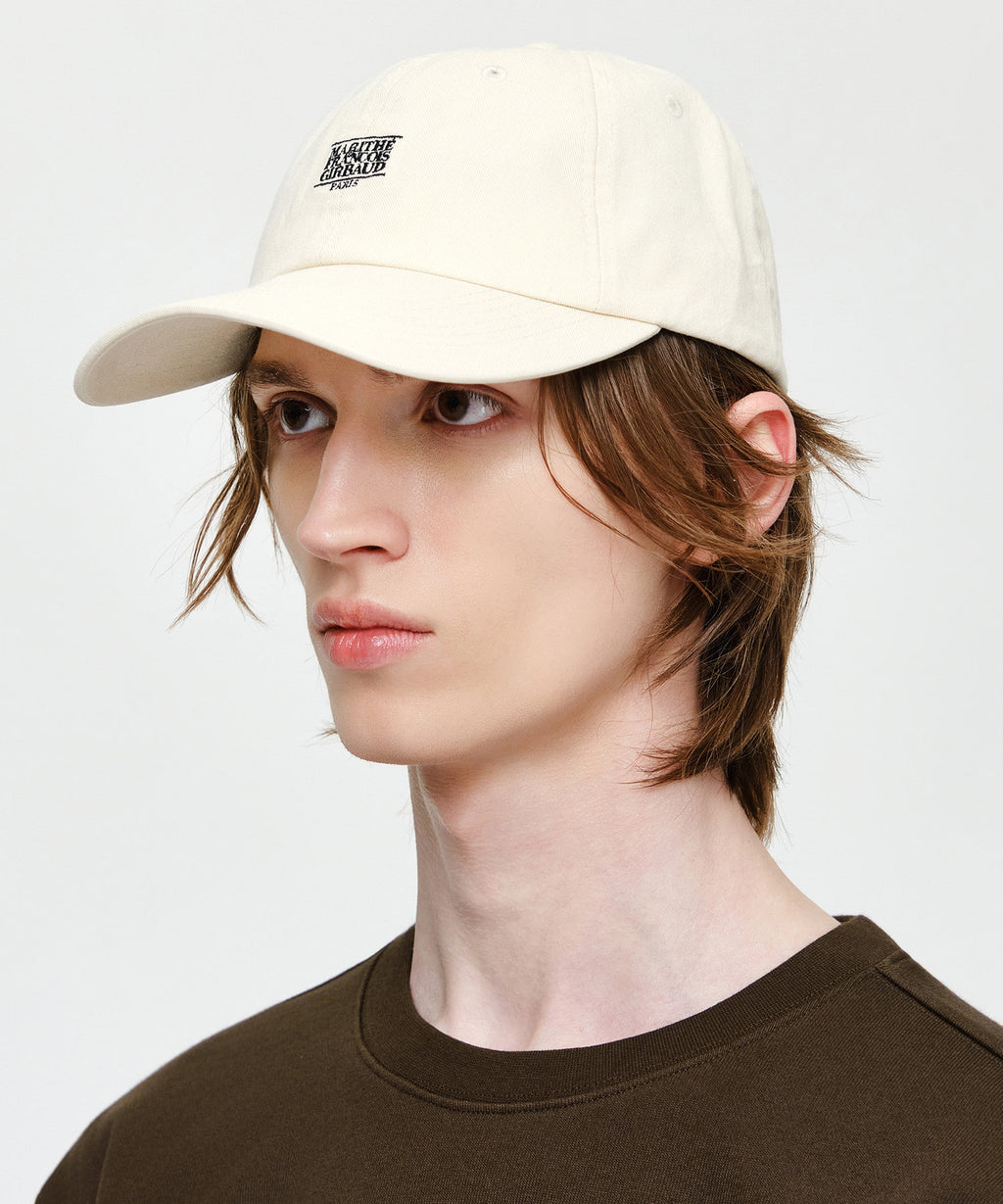 Marithe & Francois Girbaud - Micro Classic Logo Cap (Cream) product image 6 | TRAB K-Fashion Australia