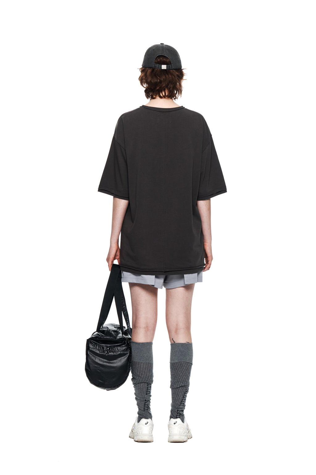 Matin Kim - Matin Shade Logo Top (Charcoal) product image 7 | TRAB K-Fashion Australia