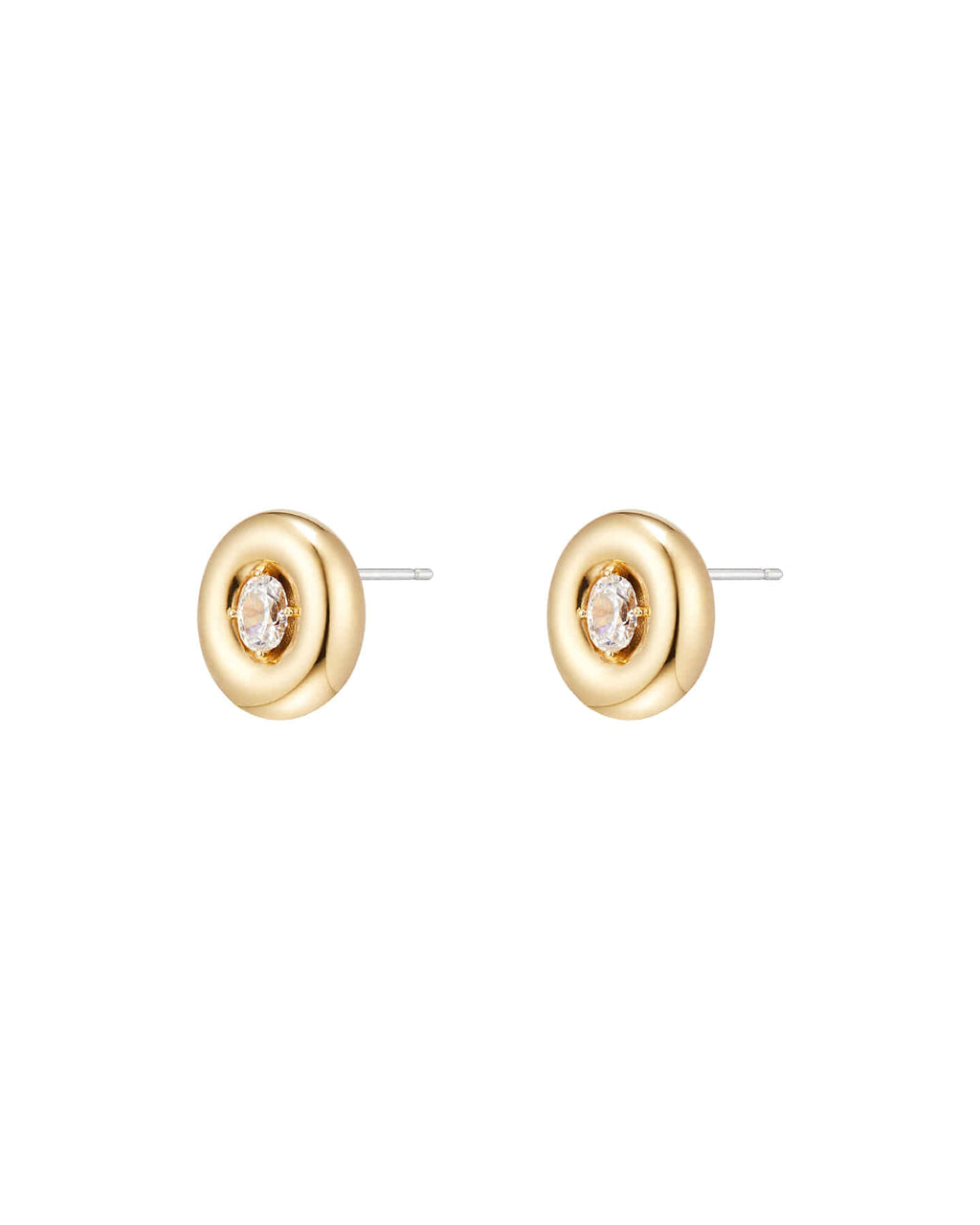 Numbering - Oval Solitaire Earrings with Dimensional Frames #3301 product image 5 | TRAB K-Fashion Australia