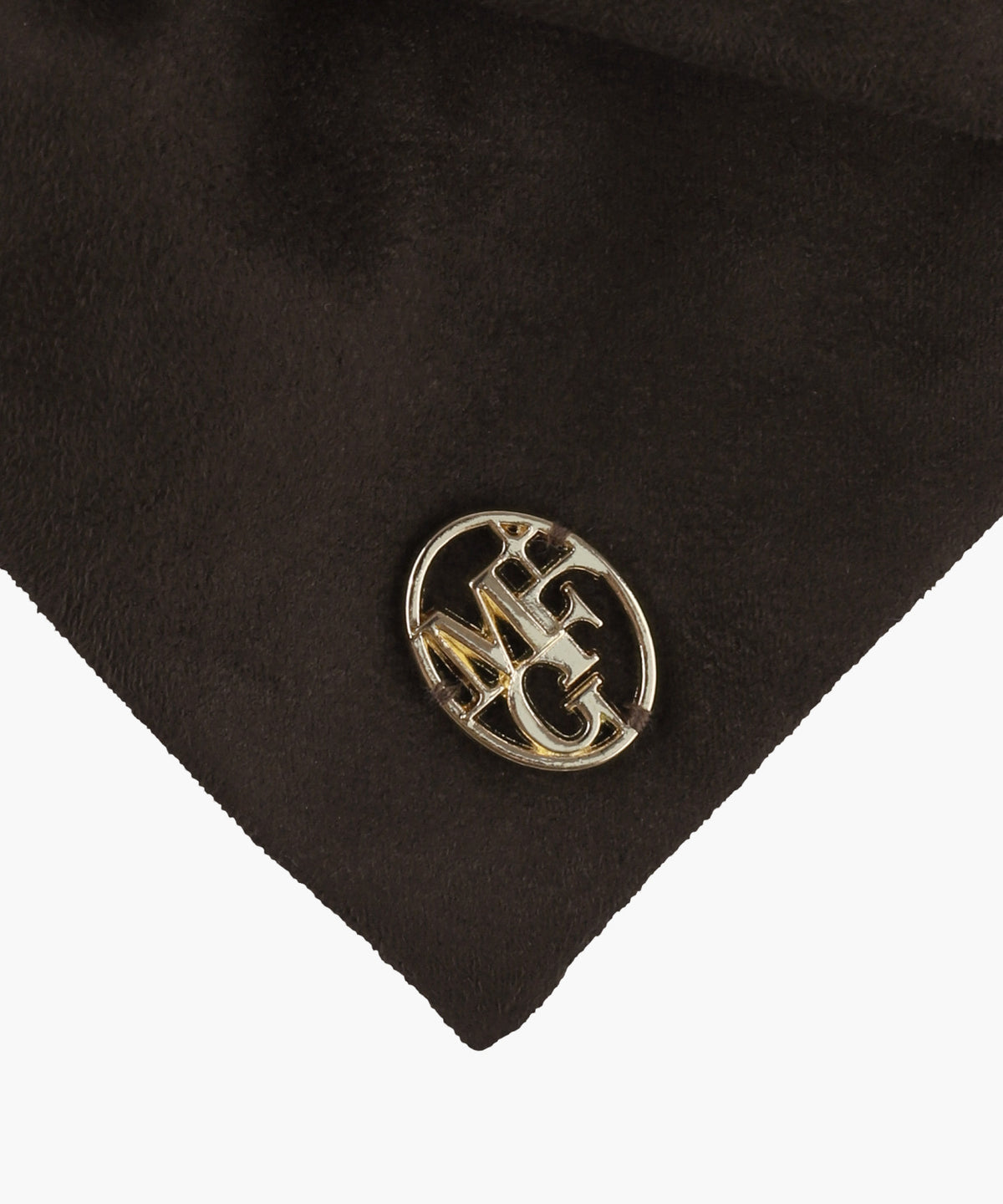 Marithe & Francois Girbaud - Big Ribbon Suede Hair Pin (Brown) product image 3 | TRAB K-Fashion Australia